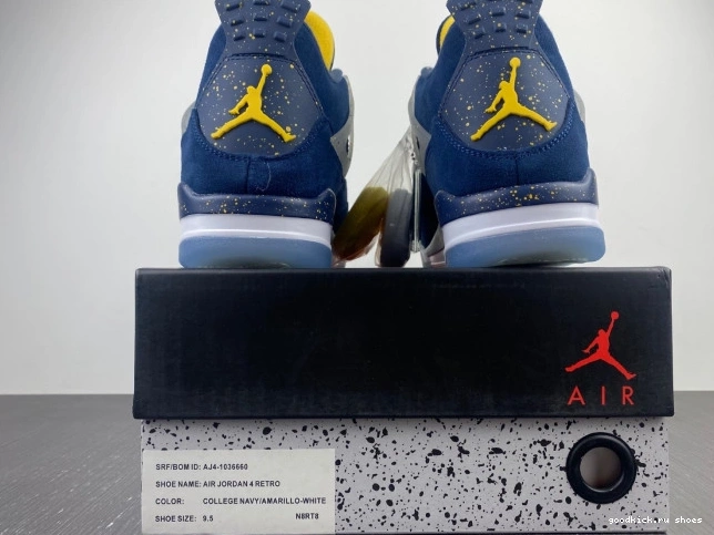 Rep Air Retro (PE) AJ4-1036660 Jordan 4 Michigan 0707